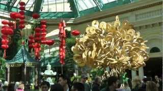 Las Vegas Bellagio Casino Year Of The Snake Chinese New Year 2013