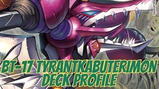 [DIGIMON TCG DECK PROFILE! BT-17] TYRANTKABUTERIMON!