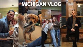 MICHIGAN VLOG: lots of family time, decorating Christmas cookies, seeing my childhood home