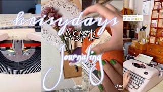 AMSR krisydays journaling Tiktok Compilation | alexaj.