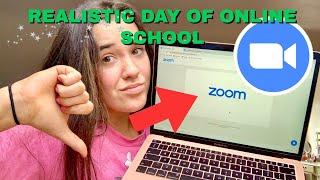 REALISTIC DAY IN THE LIFE OF ONLINE SCHOOL *DRAINING*