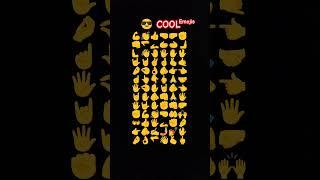 All hand emojis cool#cool #fun #emoji #hand #finger