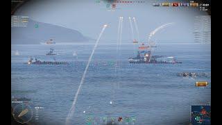 World of Warships: US Light Cruiser Atlanta w/ SEVEN Kills in Asymmetric Mode!