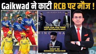 CSK vs RCB Rivalry begins ahead of IPL 2025! Ruturaj Gaikwad hilarious comment on RCB sparks debate!