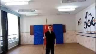 С чего начать фристайл шестом (бо). Элемент восьмёрка BO STAFF TUTORIAL (novice).