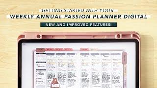 How To Get Started With Your Weekly Annual Digital Passion Planner