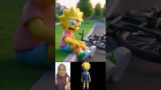simpson family bike accident #simpsons #simpson
