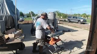 Starting New Season - Fabricated some new shade cloth supports, Fall Garden - Part 6