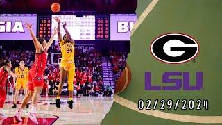 Full Game : Georgia vs LSU - Feb 29, 2024 | Mochilovebasket