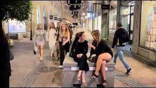 STOCKHOLM NIGHTLIFE SUMMER 2024-SWEDISH GIRLS AFTER MIDNIGHT 4K HDR