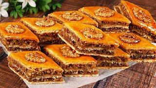 Delicious homemade baklava! Favorite sweet! Get ready every day!