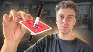 INSANE Sharpie Through Card MAGIC Trick TUTORIAL!