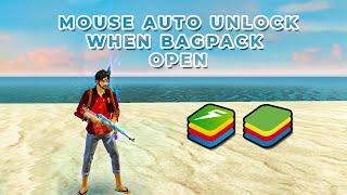 Mouse auto Unlock When Open Bagpack l Bluestacks 5 l Bluestacks 4