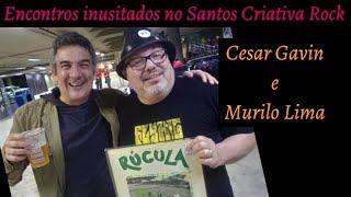 Cesar Gavin e Murilo Lima no Festival Santos Criativa Rock