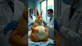 Squirrel pragnancy treatment mordent hospital #animalsrescue #animals #wildliferescue #animallife