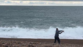 Third Time Lucky?! Chesil Beach UK Sea fishing at Abbotsbury in October with Catch & Cook