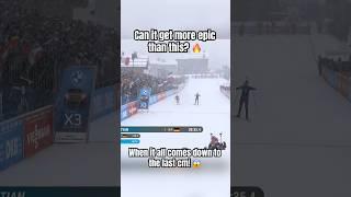 One of the craziest final loops we’ve seen in recent years  what a battle! #biathlon #battle