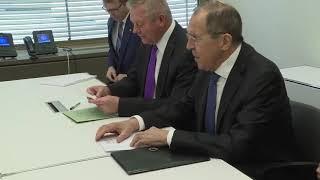 С.Лавров и Х.Арреаса, Женева, 25 февраля 2020 года
