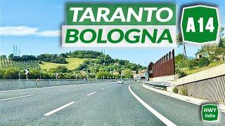 A14 Autostrada Adriatica | TARANTO - BOLOGNA | Percorso completo