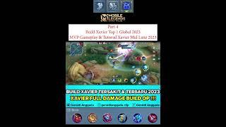 MONSTER KILL XAVIER GAMEPLAY 2023 ~ XAVIER NEW BEST BUILD 2023! #shorts #mlbb #mobilelegends #xavier