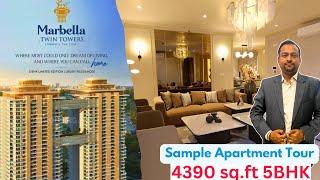 Marbella Twin Towers New Chandigarh | 4390sq.ft 5BHK Luxurious Apartments | Sample Flat Tour