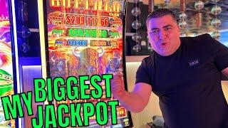 My BIGGEST JACKPOT EVER On High Limit BUFFALO LINK Slot