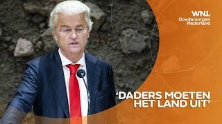 Geert Wilders wil spoeddebat na geweld in Amsterdam: 'Daders het land uit'