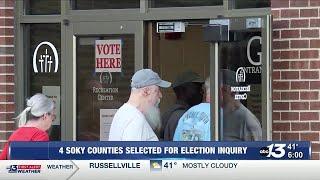 4 south central Kentucky counties selected in 2024 election inquiry