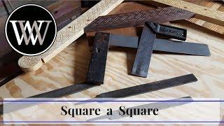 How to Square a Square and Make it True | Hand Tool Woodworking tip