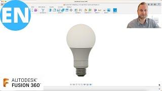 Fusion 360 | Moldeling a 3D Light Bulb | Quick and Simple