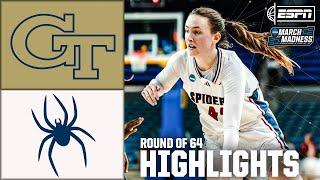 Round of 64: Georgia Tech vs. Richmond | Women's NCAA Tournament | Full Game Highlights