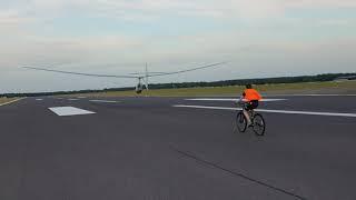 Niall Paterson Aerocycle 301 Lasham Icarus Cup 2019 200m into 300m slalom