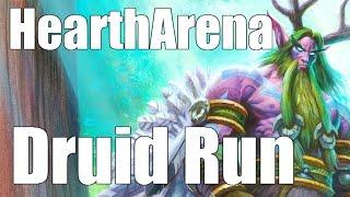 HearthArena Powered Druid Run