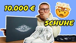 AIR JORDAN 1 DIOR - IST ER 10.000€ WERT? UNBOXING + REVIEW 