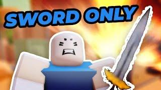 SWORD ONLY CHALLENGE in Flag Wars (Roblox)