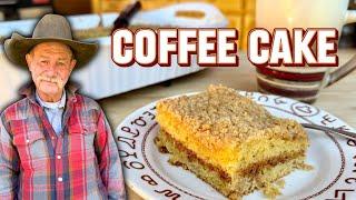 Old-Fashioned Cinnamon Coffee Cake with Crumble Topping