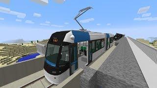 Minecraft Realistic Tram | Real Train Mod