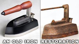 AN OLD IRON RESTORATION #ironrestoration #antiqueiron