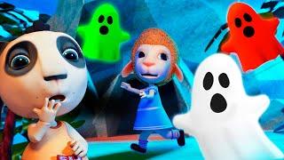 Children Found Ghosts in A Cave | Cartoon for Kids | Dolly and Friends - Thailand