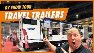 Touring Travel Trailers FINAL Day at Tampa RV Show!