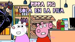 Pippa pig Animada #14- Sola en la fila Jepchu comedia #humor  #animacion #risa #pippapig #jepchu