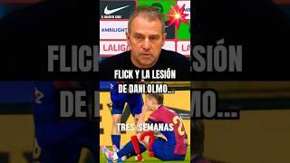 FLICK Y LA LESIÓN DE DANI OLMO "ES UN PRECIO MUY ELEVADO POR LA VICTORIA" BARÇA 3 OSASUNA 0 #laliga