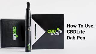 CBDLife Dab Pen Kit - How to Use