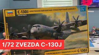 Zvezda 1/72 C-130J Hercules: A look inside the box