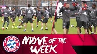 Ribéry gets nutmegged BADLY by Rafinha! | FC Bayern Move of the Week