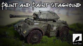 Print and Paint - Staghound Mkiii For Use In Bolt Action