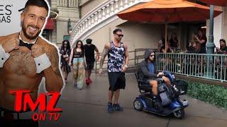 Jersey Shore's Vinny Sprains Ankle Rehearsing For Chippendales | TMZ TV