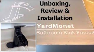 YardMonet Bathroom Sink Faucet Unboxing, Review and Installation [YardMonet Brand Faucet Install]