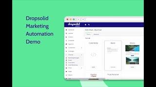 Dropsolid Marketing Automation powered by Mautic - Demo