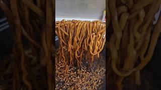 Black bean noodles and green onion kimchi #noodles #spicy #kimchi #ramenkorea